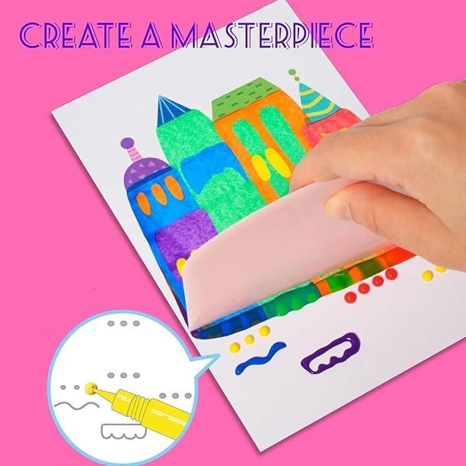 Rainbow Scratch Art