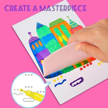 Rainbow Scratch Art