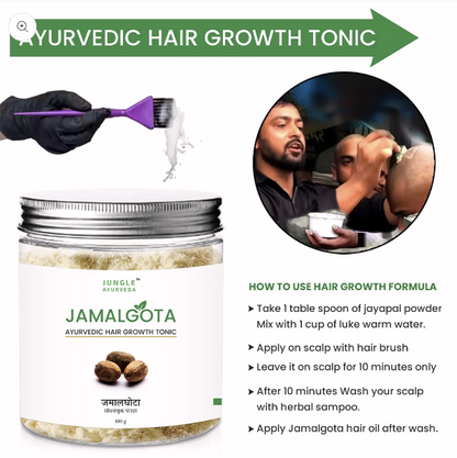 🌿Jamalgota Ayurvedic Hair Growth Powder 100gm